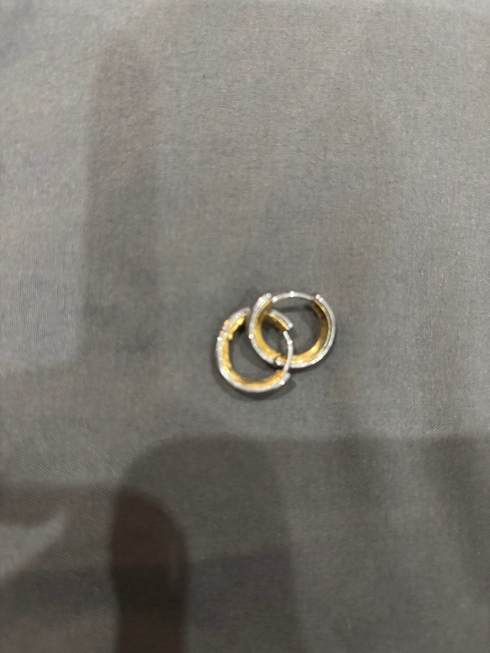 Vitaly Gold and Silver Stainless Steel Earrings